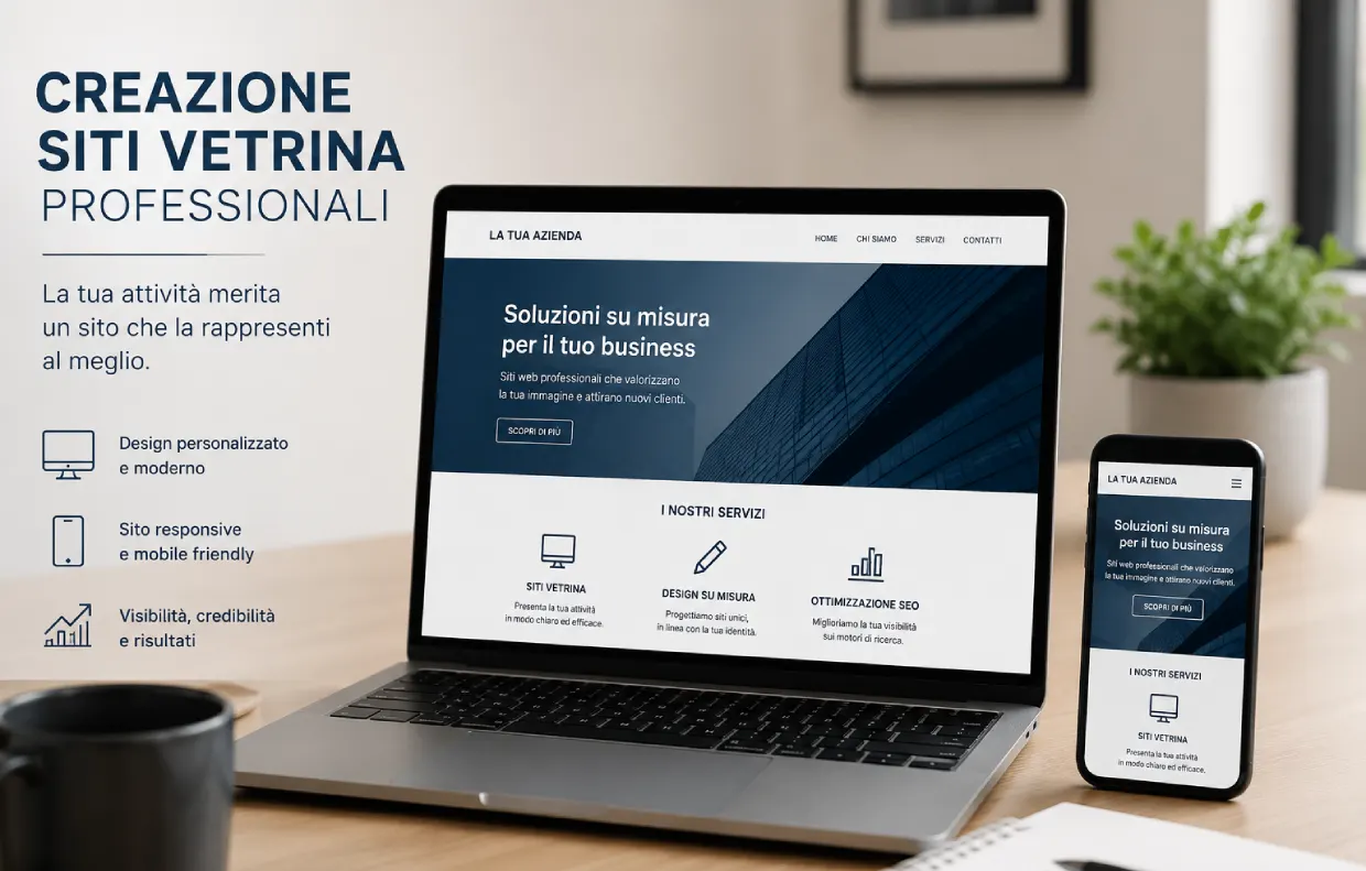Creazione siti vetrina professionali