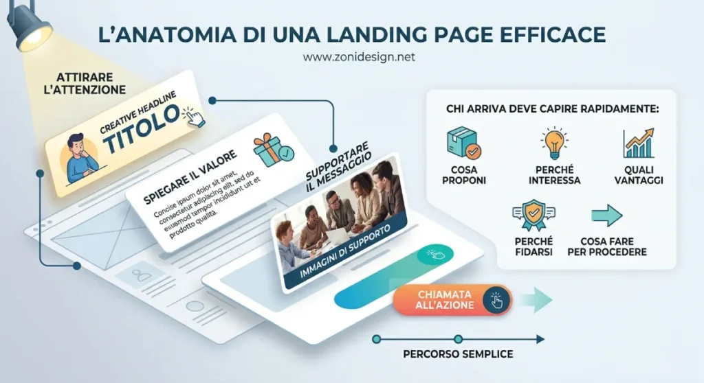 anatomia di una lòanding page efficace