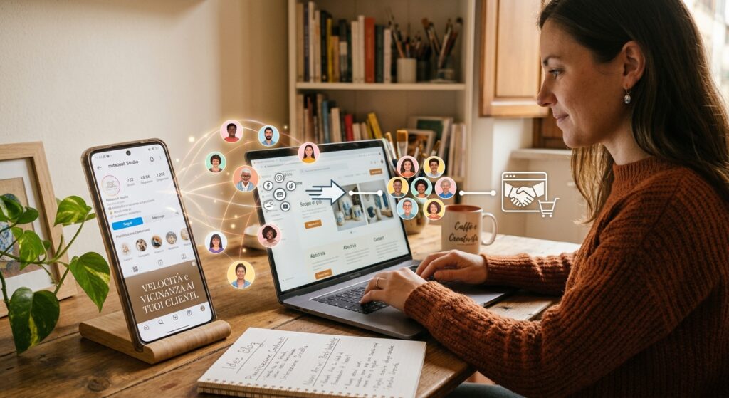 sito web o social